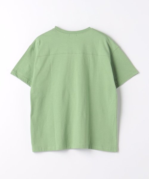 green label relaxing （Kids）(グリーンレーベルリラクシング（キッズ）)/【WEB限定】天竺 切り替え Tシャツ 140cm－160cm/img03