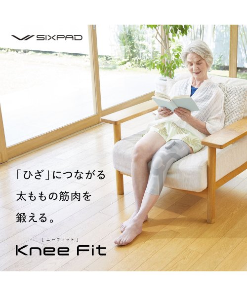 SIXPAD Knee Fit Lサイズ ポリウレタン Knee Fit 大腿四頭筋だいたいしとうきん 人生100年時代を またはその疑いがある方
