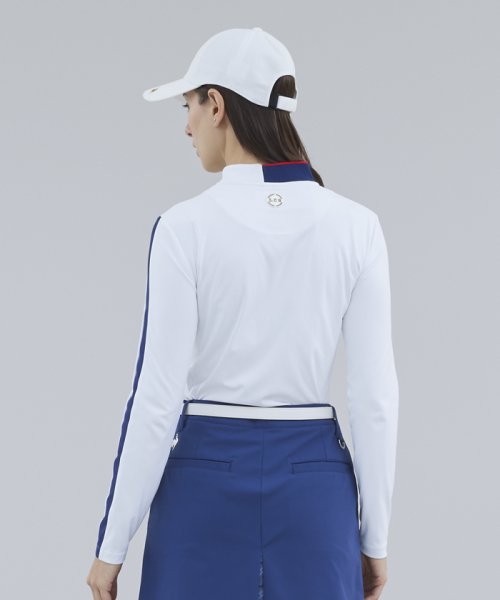 le coq sportif GOLF (ルコックスポルティフ（ゴルフ）)/変形襟長袖ハイネックシャツ【RIJOUME/リジューム】/img08