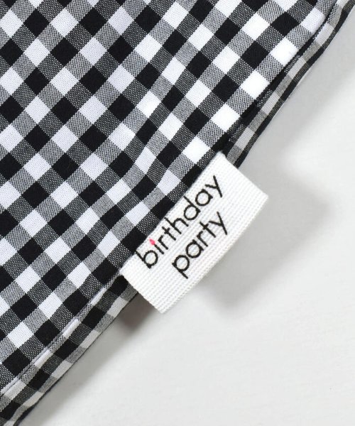 birthday party(バースデーパーティ)/【お揃い】ギンガムチェック切り替えチュニックTシャツ(80~110cm)/img10