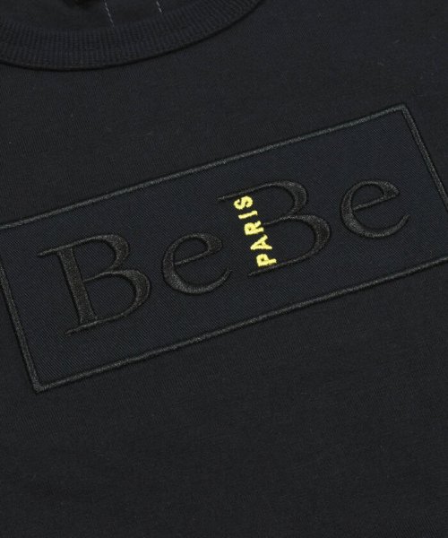 BeBe(ベベ)/ハイゲージ天竺立体刺しゅうロゴTシャツ(90~150cm)/img15