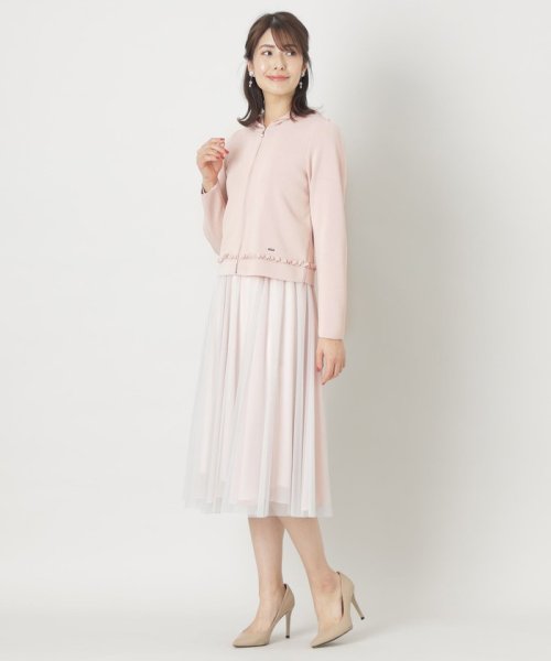 TO BE CHIC(L SIZE)(トゥービーシック Lサイズ)/【L】レーヨンナイロン フーディーニット/img03