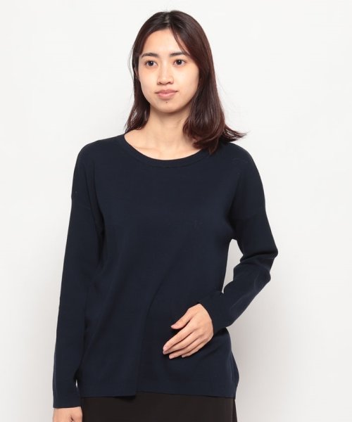 BENETTON (women)(ベネトン（レディース）)/コットン100％無地クルーネック長袖ニットセーターA/img54