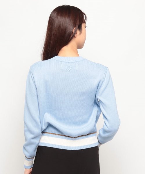 コットン100％クルーネック馬柄長袖ニットセーター 人気・おすすめ｜使いやすい・旅行におすすめ 品質保証 全国発送 正規品・日本国内発送・安心保証付き