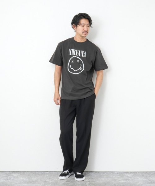 NOLLEY’S goodman(ノーリーズグッドマン)/【Good Rock Speed/グッドロックスピード】NIRVANA / ニルヴァーナ / 別注プリントTシャツ/img46