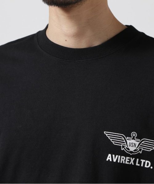 AVIREX(AVIREX)/NAS JAX PATROL SQ. PATCH T－SHIRT / NAS JAX パトロール スコードロン パッチ Tシャツ /img06