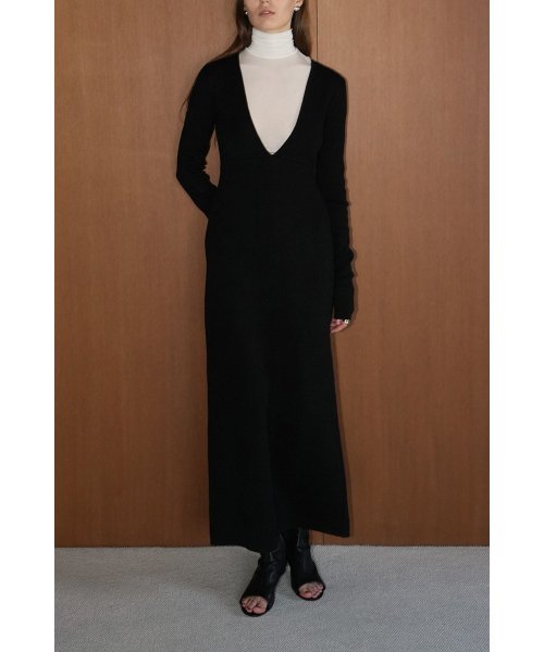 CLANE(クラネ)/W FACE KNIT ONEPIECE/img04