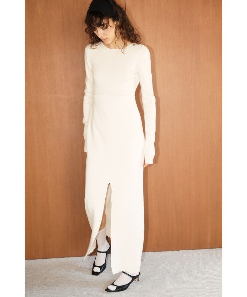 W FACE KNIT ONEPIECE 