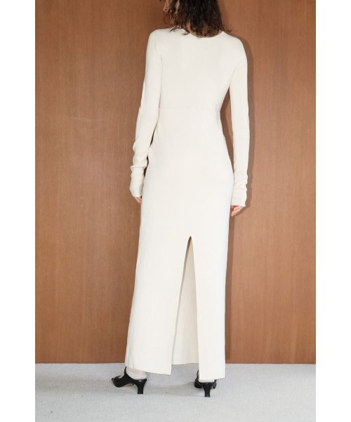 W FACE KNIT ONEPIECE 