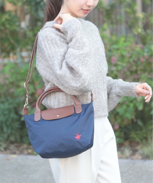 BEVERLY HILLS POLO CLUB(ビバリーヒルズポロクラブ)/【BEVERLY HILLS POLO CLUB】バッグ トートバッグ ハンドバッグ ショルダーバッグ ナイロン ロゴ TOP KA PIECE BAG　小/img15