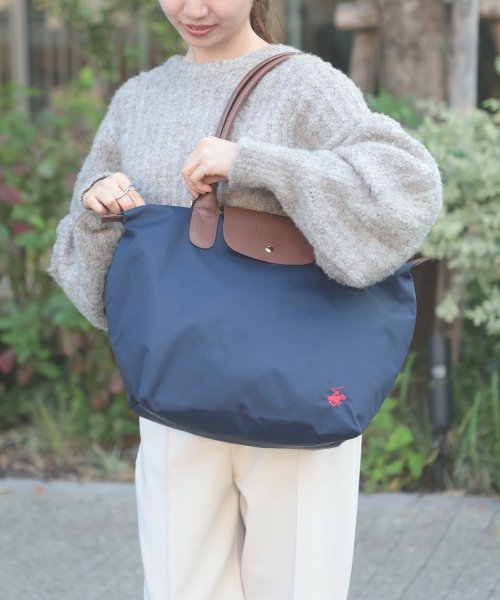 BEVERLY HILLS POLO CLUB(ビバリーヒルズポロクラブ)/【BEVERLY HILLS POLO CLUB】ナイロンPUハンドルトート　大　TOP KA PIECE BAG/img06