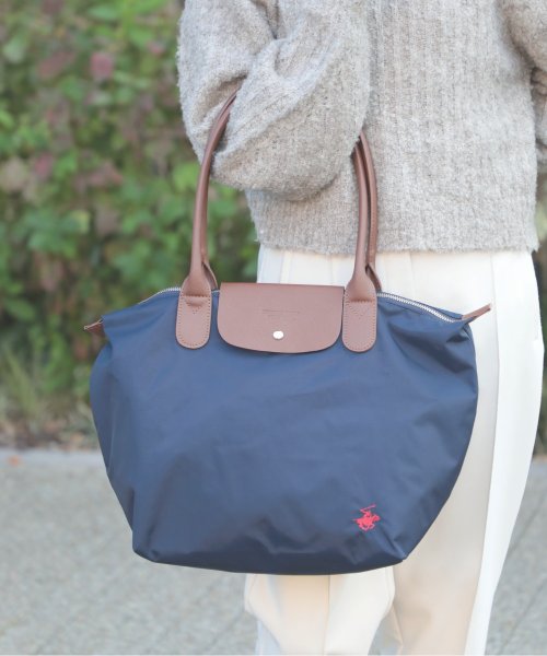 BEVERLY HILLS POLO CLUB(ビバリーヒルズポロクラブ)/【BEVERLY HILLS POLO CLUB】ナイロン PUハンドル トート トートバッグ ロゴ 大 TOP KA PIECE BAG/img07