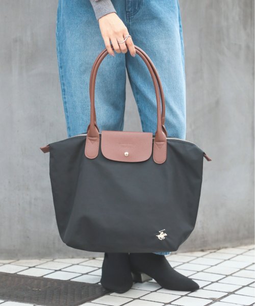 BEVERLY HILLS POLO CLUB(ビバリーヒルズポロクラブ)/【BEVERLY HILLS POLO CLUB】ナイロンPUハンドルトート　大　TOP KA PIECE BAG/img14