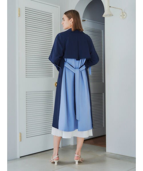 ロングトレンチコート 無し 有り