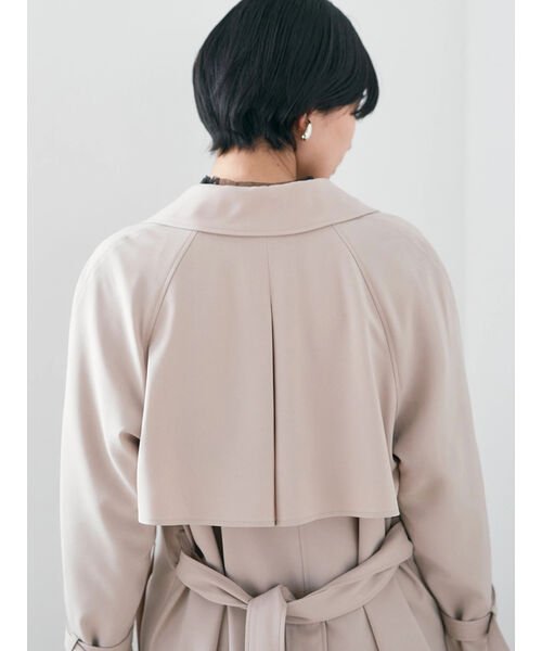 ロングトレンチコート 無し 有り