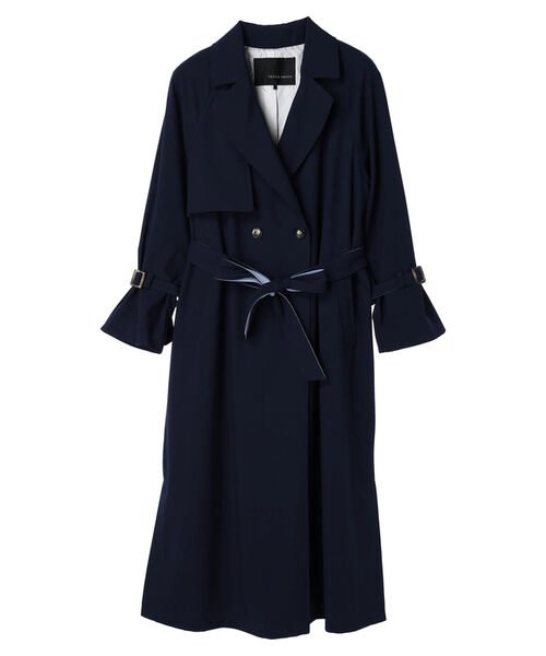 ロングトレンチコート 無し 有り