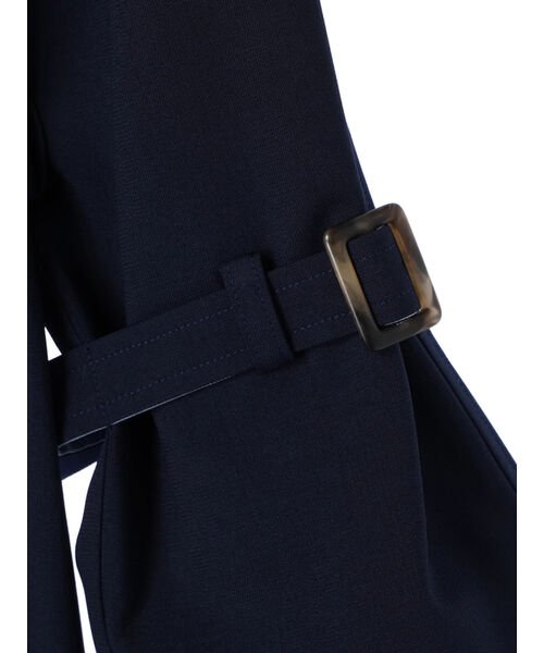 ロングトレンチコート 無し 有り