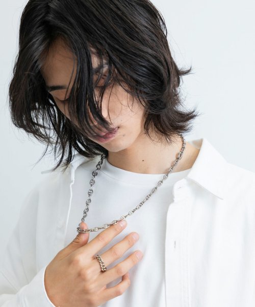 JUNRed(ジュンレッド)/ital. from JUNRed / rosary anchor chain necklace/img01