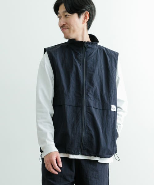 ITEMS URBANRESEARCH(アイテムズアーバンリサーチ（メンズ）)/ddp　Nylon Track Vest/img01