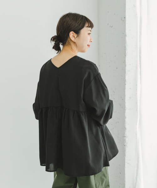 ITEMS URBANRESEARCH(アイテムズ アーバンリサーチ（レディース）)/レースギャザーブラウス/img10