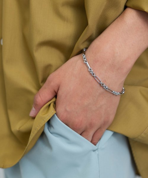 JUNRed(ジュンレッド)/ital. from JUNRed / figaro chain bracelet/img01