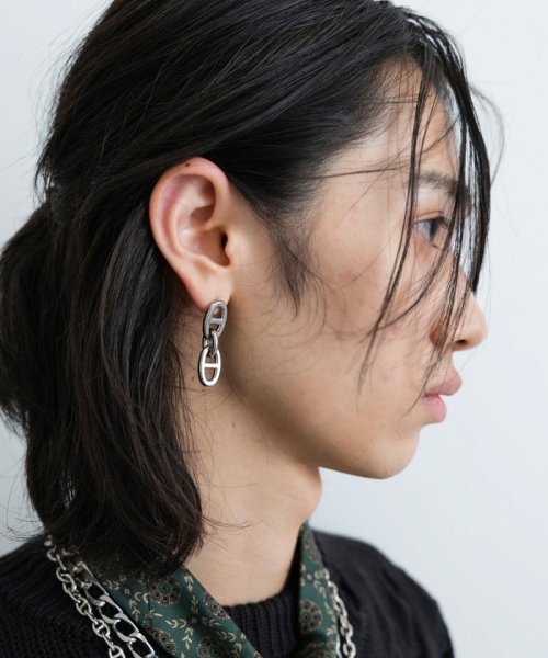 JUNRed(ジュンレッド)/ital. from JUNRed / anchor chain earrings/img03