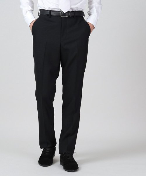 【JOHN FOSTER】バックサテンスーツ／冠婚葬祭／3ピース対応 FOSTER JOHN ジョンフォスター 横×2 パンツ