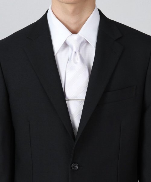 【JOHN FOSTER】バックサテンスーツ／冠婚葬祭／3ピース対応 FOSTER JOHN ジョンフォスター 横×2 パンツ