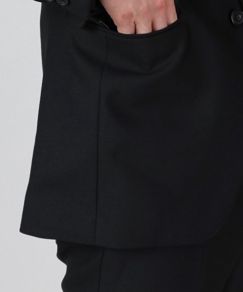 【JOHN FOSTER】バックサテンスーツ／冠婚葬祭／3ピース対応 FOSTER JOHN ジョンフォスター 横×2 パンツ