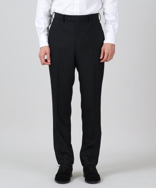 【JOHN FOSTER】バックサテンスーツ／冠婚葬祭／3ピース対応 FOSTER JOHN ジョンフォスター 横×2 パンツ