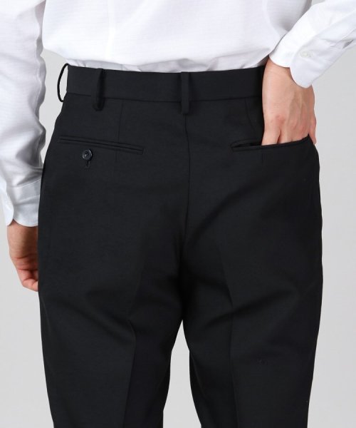 【JOHN FOSTER】バックサテンスーツ／冠婚葬祭／3ピース対応 FOSTER JOHN ジョンフォスター 横×2 パンツ