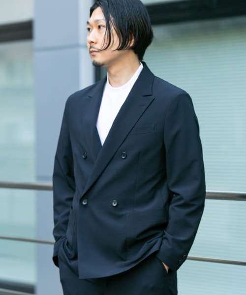 URBAN RESEARCH DOORS(アーバンリサーチドアーズ)/『イージーケア』LIFE STYLE TAILOR　4WAYストレッチコンフォータブル Wジャケット/img12