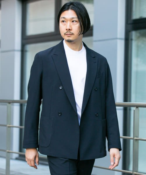 URBAN RESEARCH DOORS(アーバンリサーチドアーズ)/『イージーケア』LIFE STYLE TAILOR　4WAYストレッチコンフォータブル Wジャケット/img13