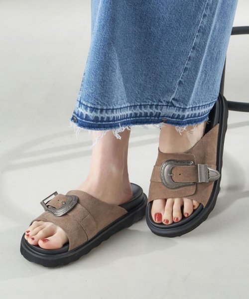 SHIPS WOMEN(シップス　ウィメン)/MOHI:BIG BACKLE SANDAL◇/img14