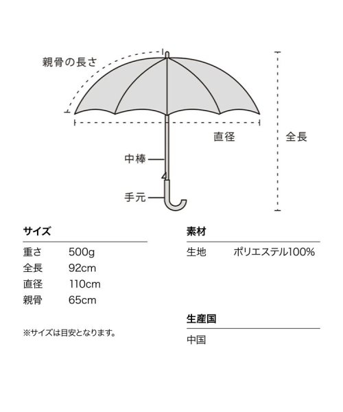 Wpc．(Wpc．)/【Wpc.公式】雨傘 UNISEX ベーシックジャンプアンブレラ 大きめ 大きい ジャンプ傘 継続撥水 晴雨兼用 メンズ レディース 長傘 父の日 ギフト/img20