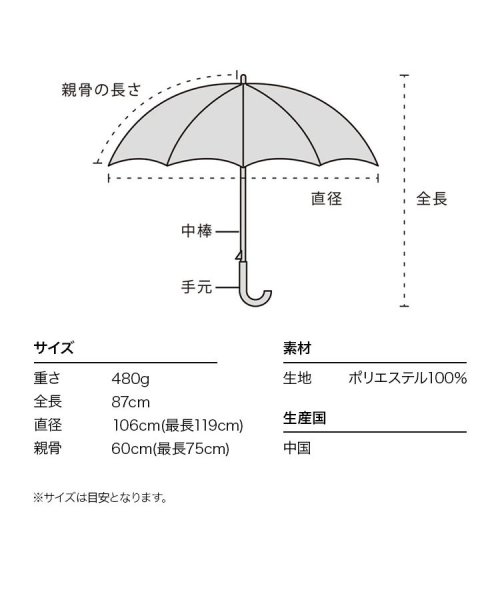 Wpc．(Wpc．)/【Wpc.公式】雨傘 UNISEX バックプロテクトアンブレラ 大きい 大きめ 鞄濡れない 晴雨兼用 ジャンプ傘 メンズ レディース 長傘 父の日 ギフト/img16