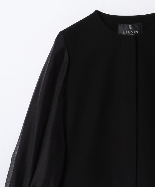 ノーカラージャケット 