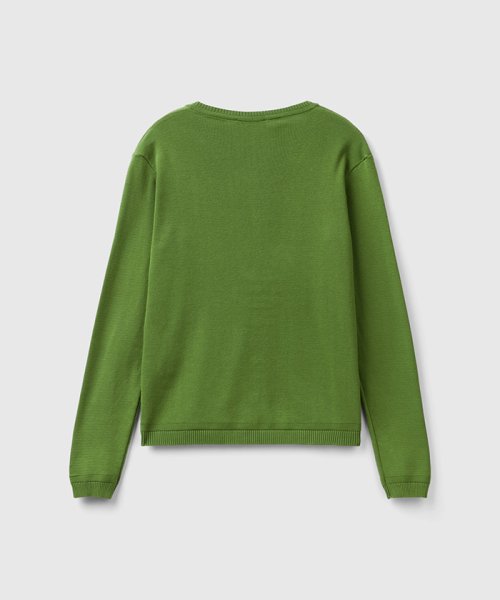 BENETTON (women)(ベネトン（レディース）)/コットン100％無地クルーネック長袖カーディガン/img26