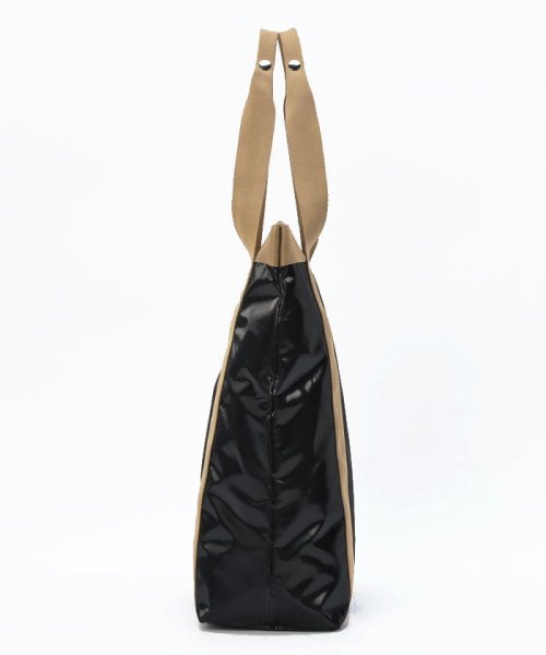 N/S ZIP TOTE50THブラックシャイン N/S ZIP