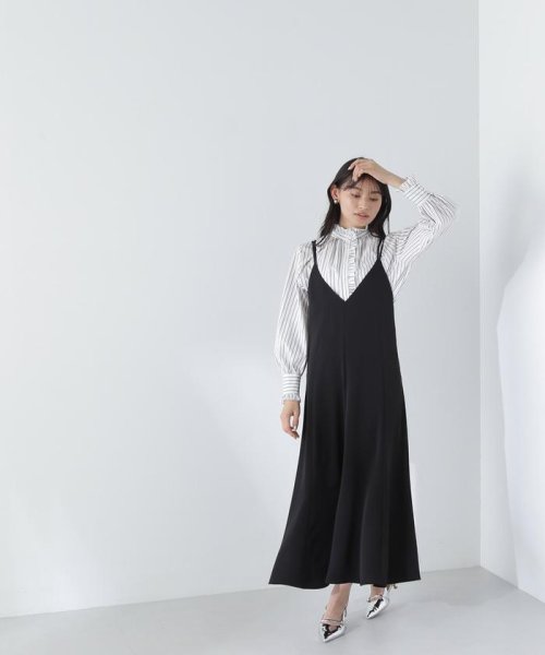 NATURAL BEAUTY BASIC(ナチュラルビューティーベーシック)/ハイネックフリルブラウス　24SS/img21