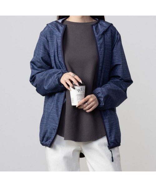 MAC HOUSE(women)(マックハウス（レディース）)/NAVY ネイビー 撥水ライトフーディー MH845－900/img03