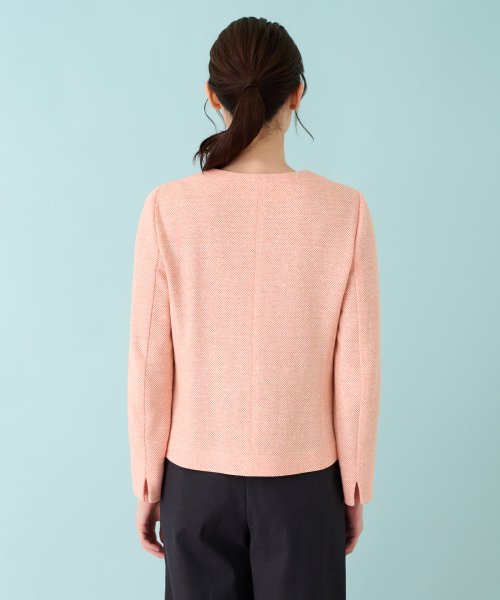 ノーカラージャケット 