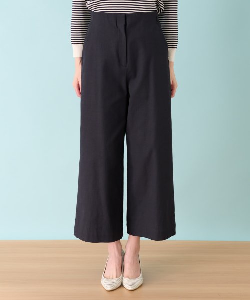 ワイドクロップドパンツ 