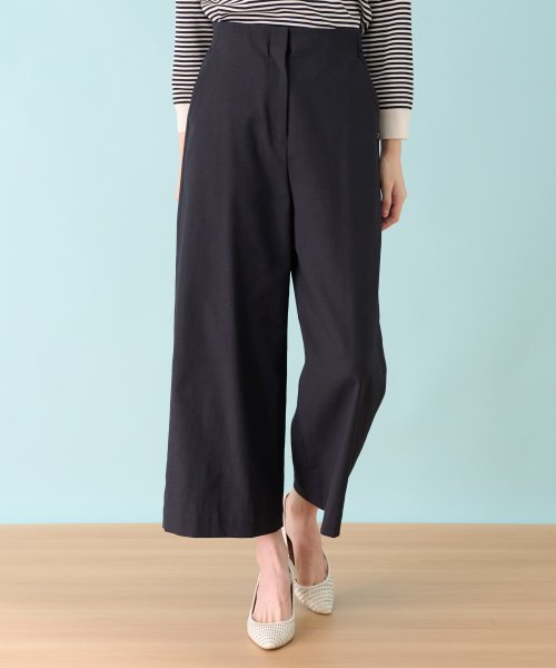 ワイドクロップドパンツ 
