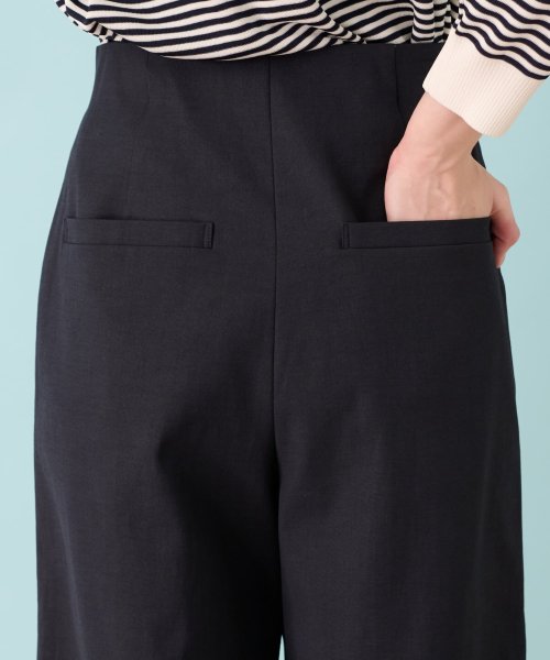 ワイドクロップドパンツ 