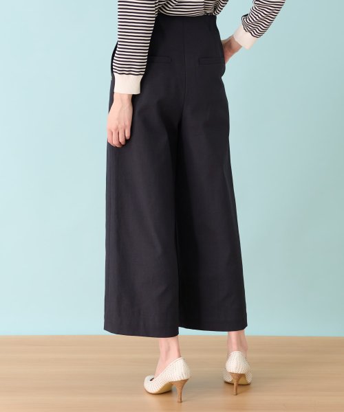 ワイドクロップドパンツ 