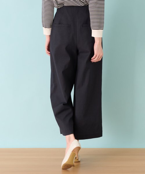 ワイドクロップドパンツ 