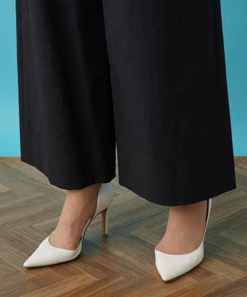 ワイドクロップドパンツ 