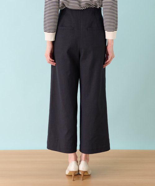 ワイドクロップドパンツ 