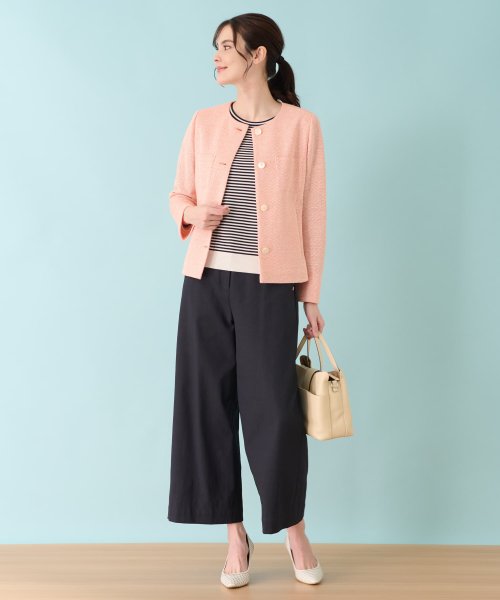 ワイドクロップドパンツ 